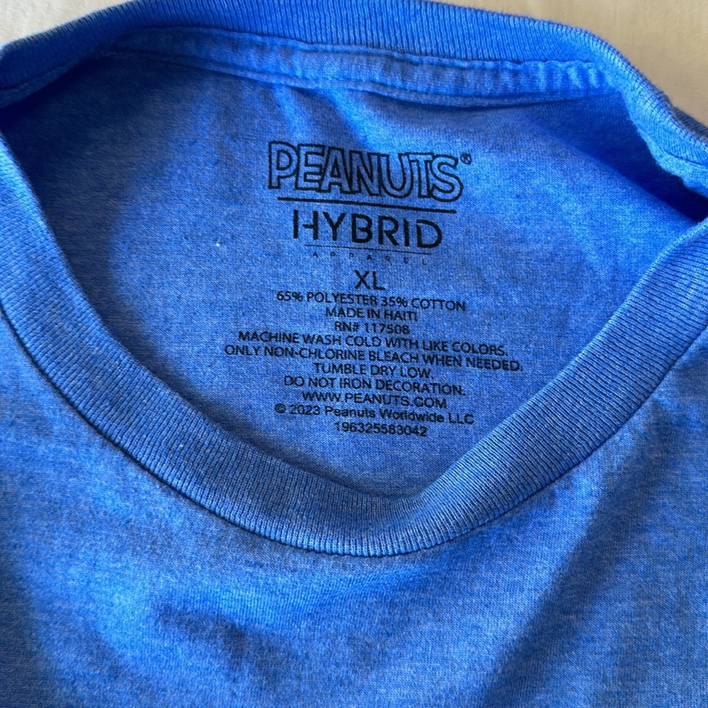 PEANUTS (PLEASE DON’T MAKE ME DO STUFF) T- SHIRT SZ XL - Picture 5 of 5